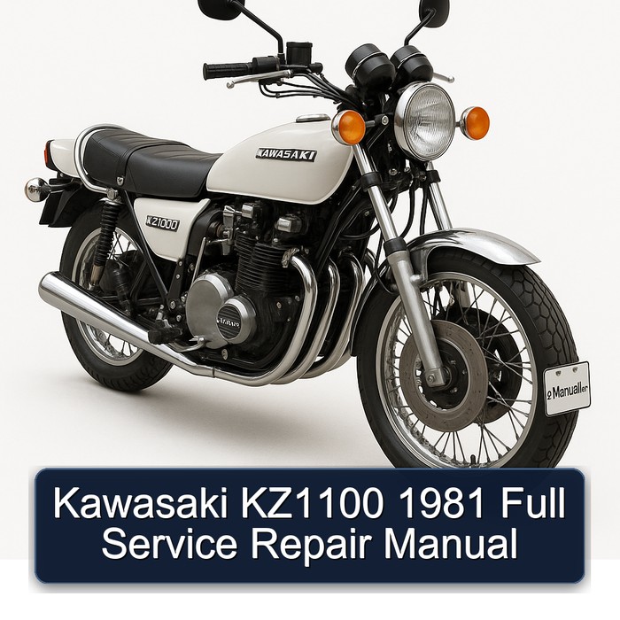Kawasaki KZ1100 1981 Full Service Repair Manual