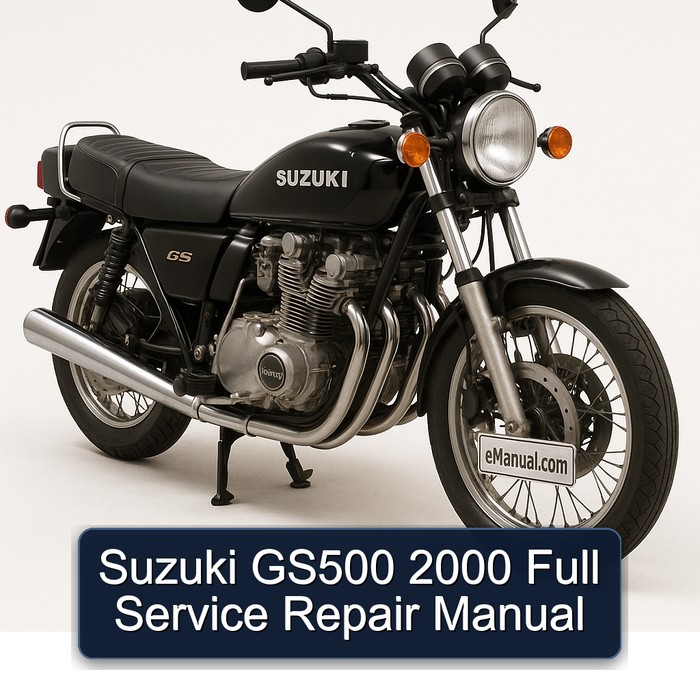 Suzuki GS500 2000 Full Service Repair Manual