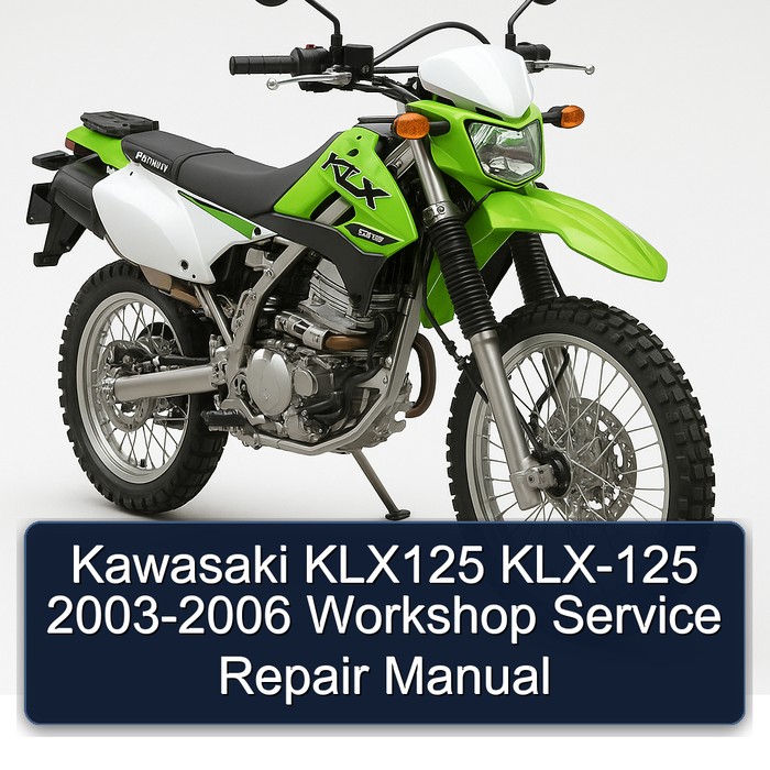 Kawasaki KLX125 KLX-125 2003-2006 Workshop Service Repair Manual