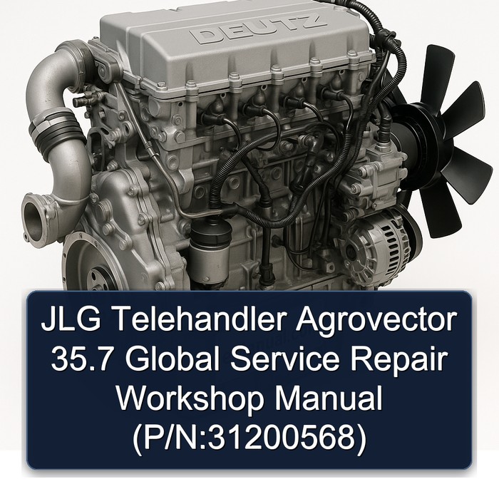 JLG Telehandler 723A Agrovector 29.6LP Service Repair Workshop Manual (P/N:31200568)