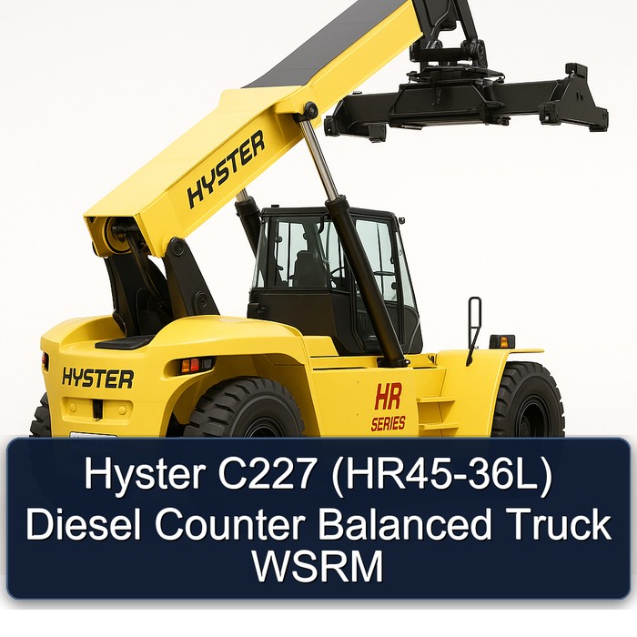 Hyster C227 (HR45-36L) Diesel Counter Balanced Truck WSRM