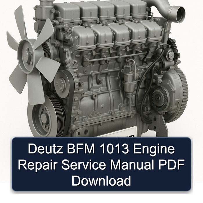 Deutz BFM 1013 Engine Repair Service Manual PDF Download