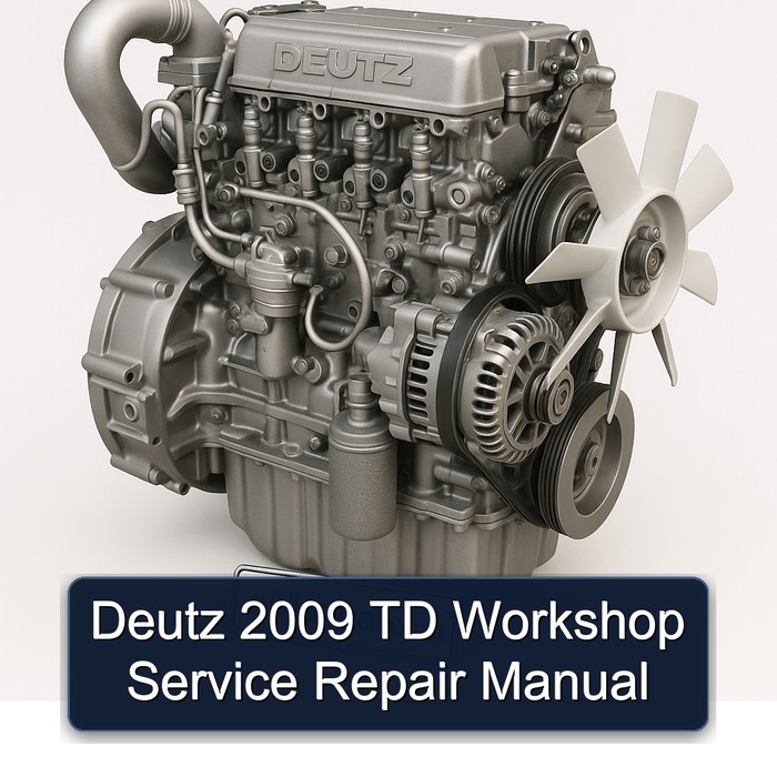 Deutz 2009 TD Workshop Service Repair Manual