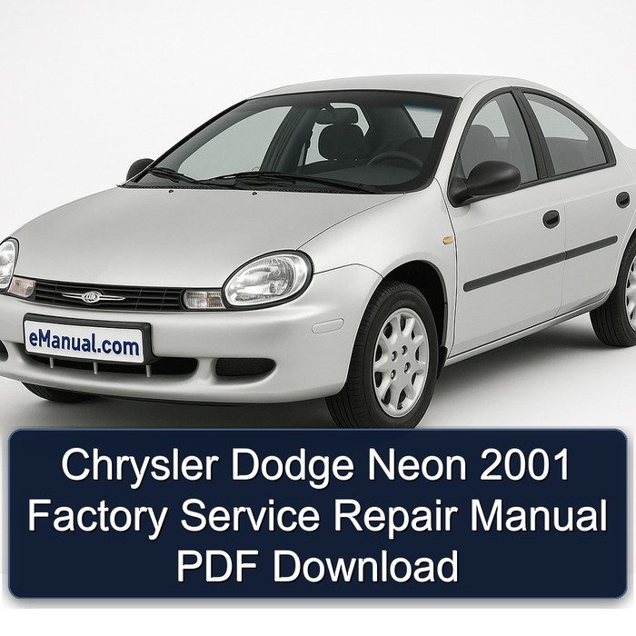 Chrysler Dodge Neon 2001 Factory Service Repair Manual PDF Download