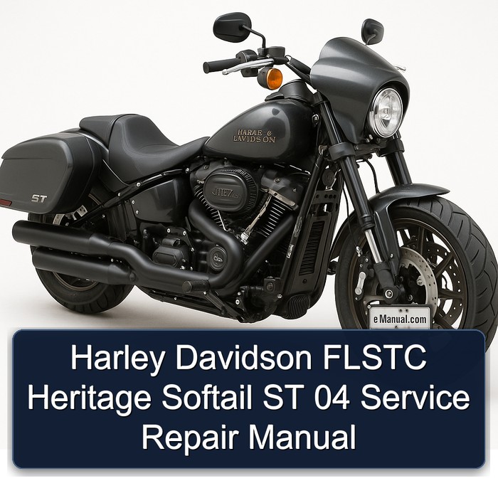Harley Davidson FLSTC Heritage Softail ST 04 Service Repair Manual