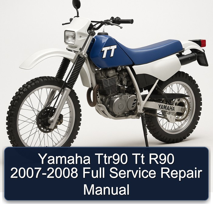 Yamaha Ttr90 Tt R90 2007-2008 Full Service Repair Manual