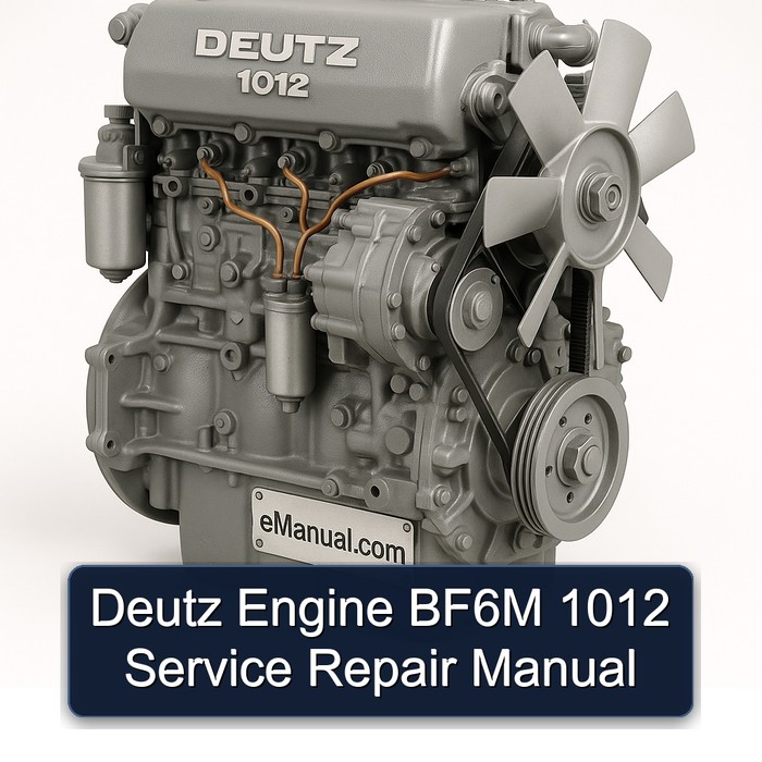 Deutz Engine BF6M 1012 Service Repair Manual
