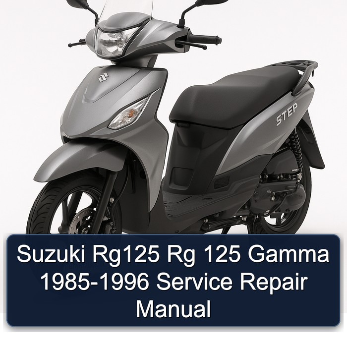 Suzuki Rg125 Rg 125 Gamma 1985-1996 Service Repair Manual