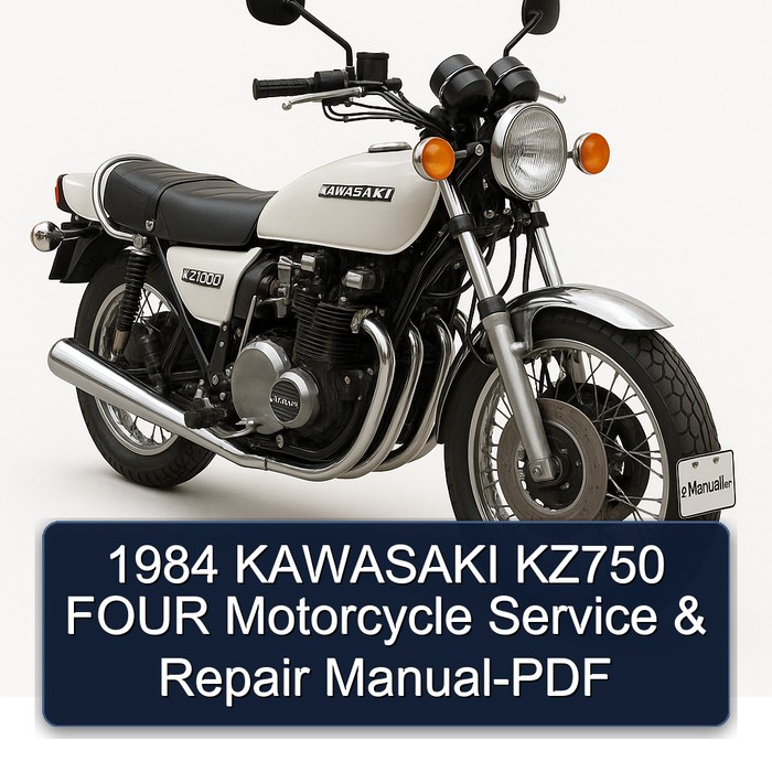 1984 KAWASAKI KZ750 FOUR Motorcycle Service & Repair Manual-PDF