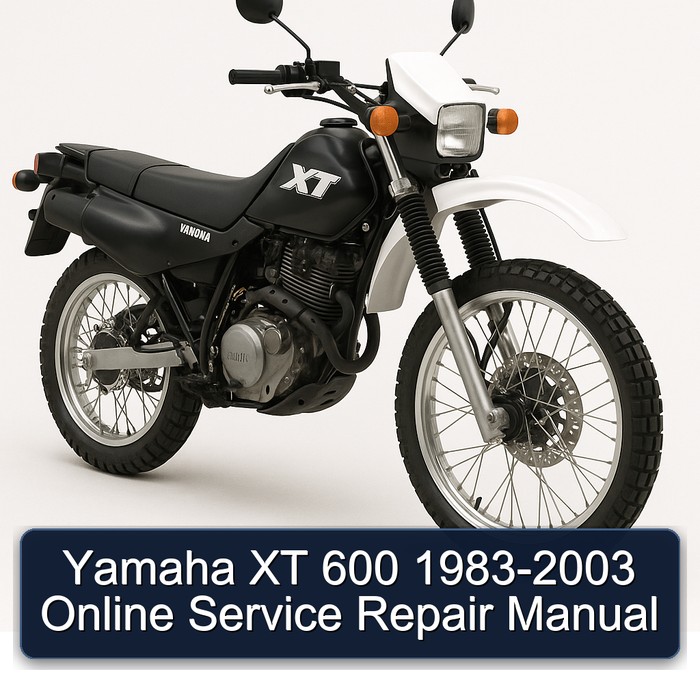 Yamaha XT 600 1983-2003 Online Service Repair Manual