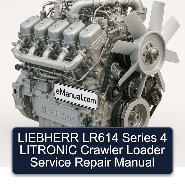 LIEBHERR LR614 Series 4 LITRONIC Crawler Loader Service Repair Manual