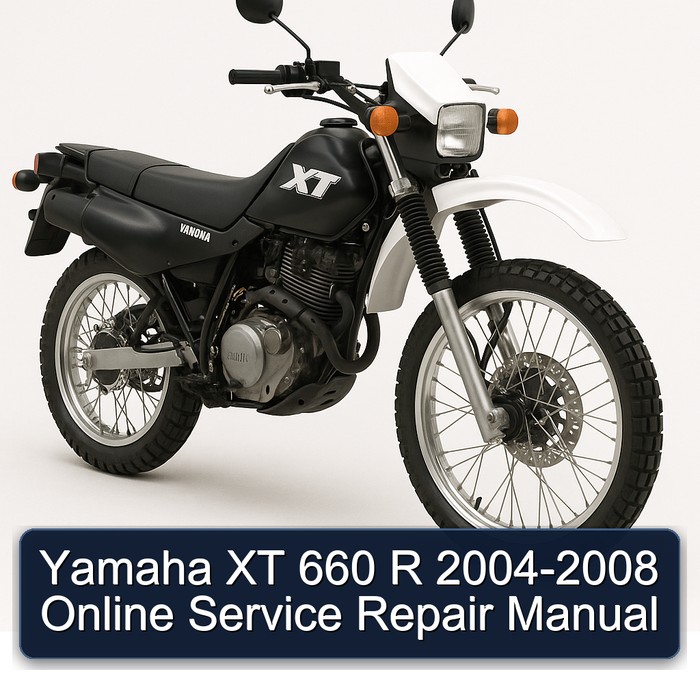 Yamaha XT 660 R 2004-2008 Online Service Repair Manual