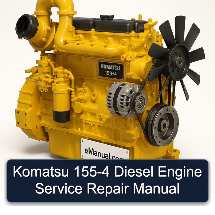 Komatsu 155-4 Diesel Engine Service Repair Manual
