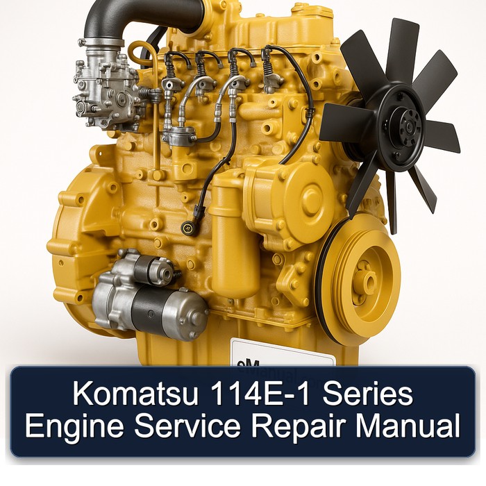 Komatsu 114E-1 Series Engine Service Repair Manual