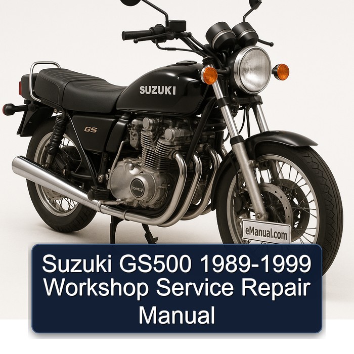 Suzuki GS500 1989-1999 Workshop Service Repair Manual