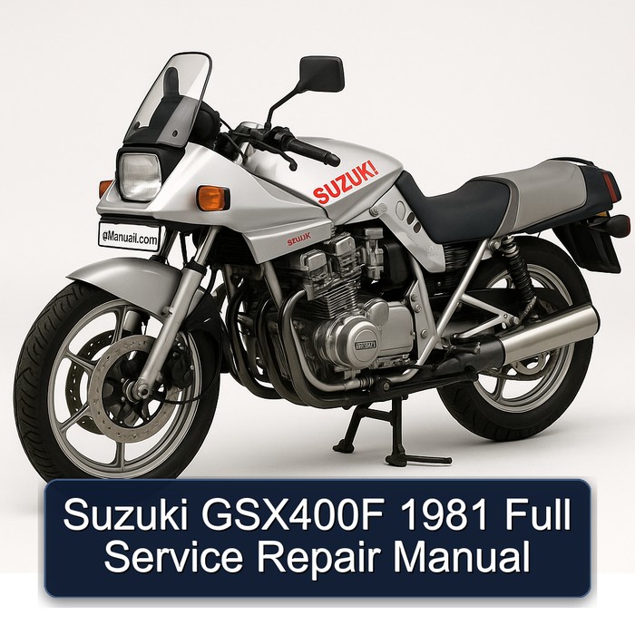 Suzuki GSX400F 1981 Full Service Repair Manual