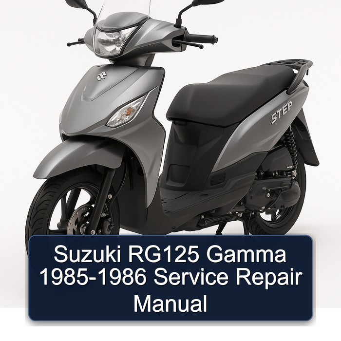 Suzuki RG125 Gamma 1985-1986 Service Repair Manual