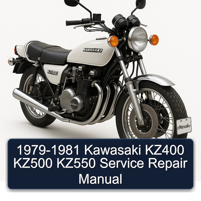 1979-1981 Kawasaki KZ400 KZ500 KZ550 Service Repair Manual