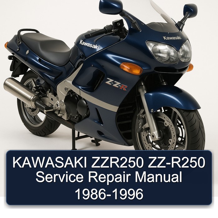 KAWASAKI ZZR250 ZZ-R250 Service Repair Manual 1986-1996