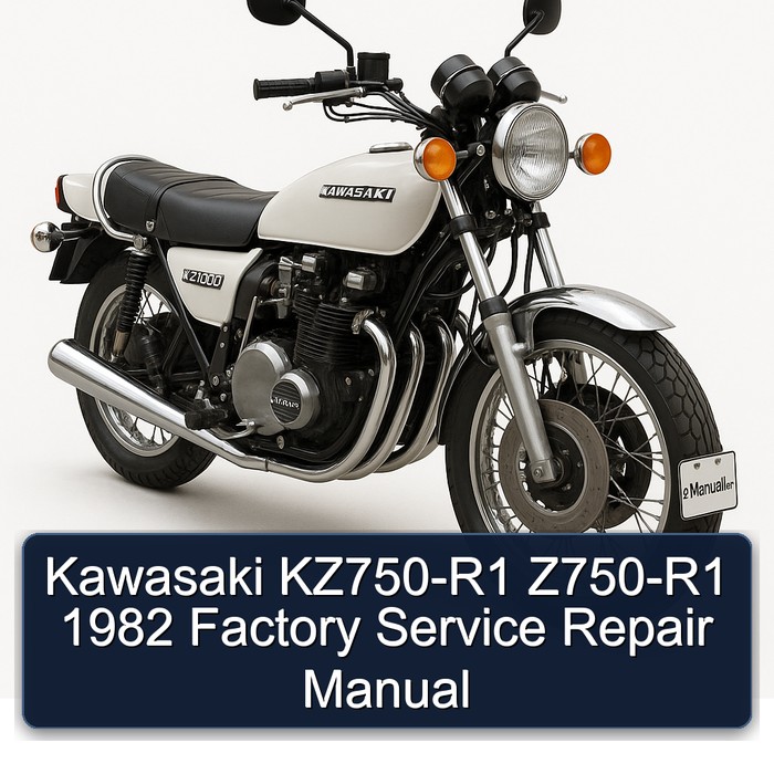 Kawasaki KZ750-R1 Z750-R1 1982 Factory Service Repair Manual