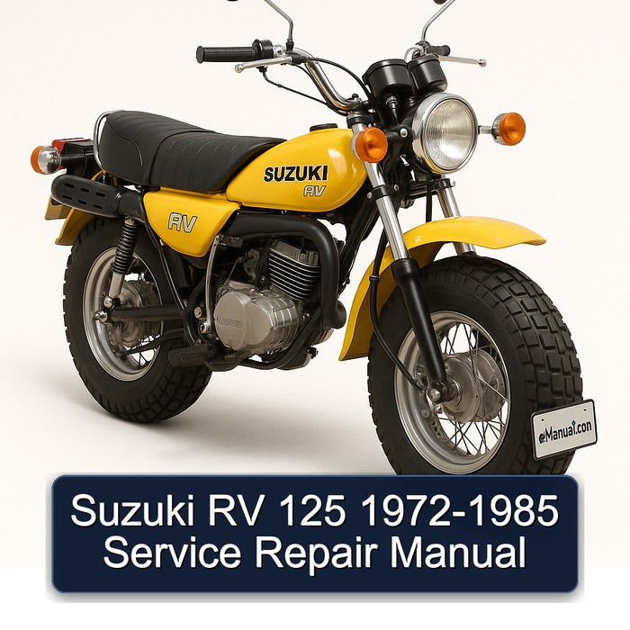 Suzuki RV 125 1972-1985 Service Repair Manual