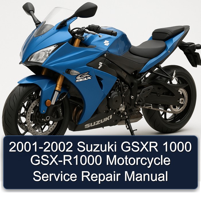 2001-2002 Suzuki GSXR 1000 GSX-R1000 Motorcycle Service Repair Manual