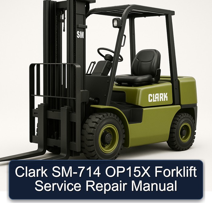 Clark SM-714 OP15X Forklift Service Repair Manual