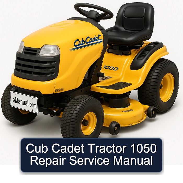 Cub Cadet Tractor 1050 Repair Service Manual