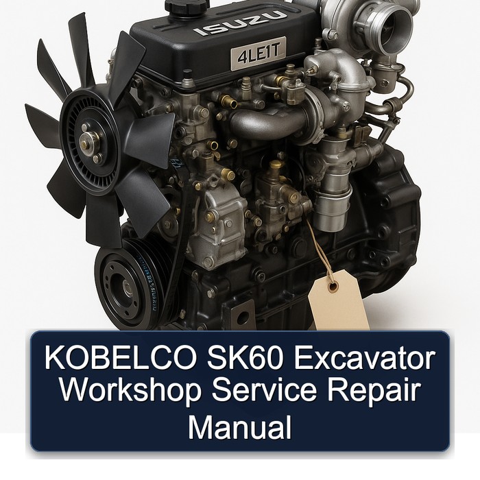 KOBELCO SK60 Excavator Workshop Service Repair Manual