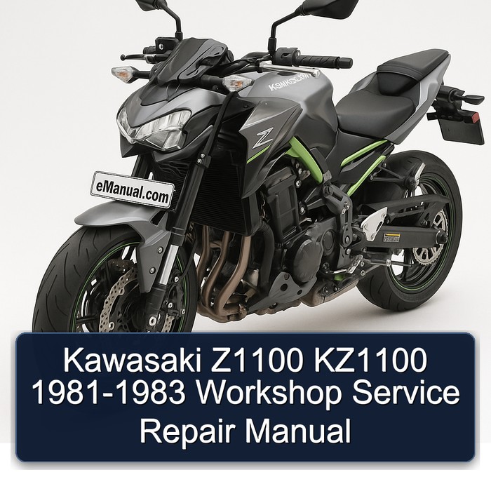 Kawasaki Z1100 KZ1100 1981-1983 Workshop Service Repair Manual