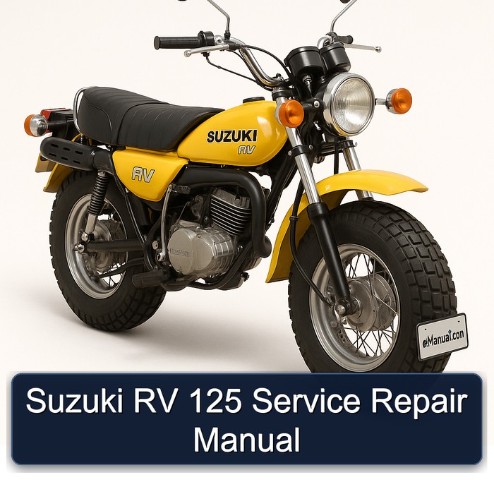 Suzuki RV 125 Service Repair Manual