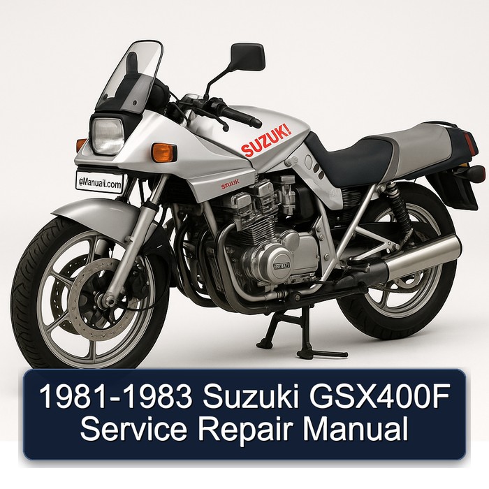 1981-1983 Suzuki GSX400F Service Repair Manual