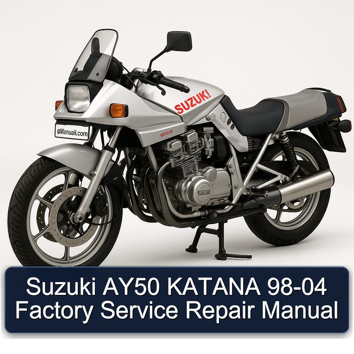Suzuki AY50 KATANA 98-04 Factory Service Repair Manual