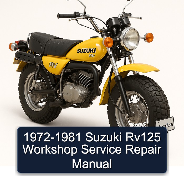 1972-1981 Suzuki Rv125 Workshop Service Repair Manual
