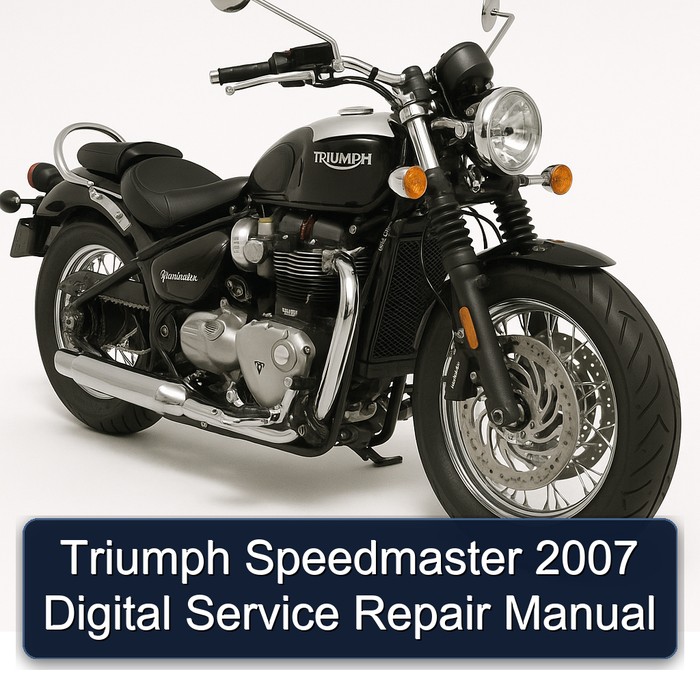 Triumph Speedmaster 2007 Digital Service Repair Manual