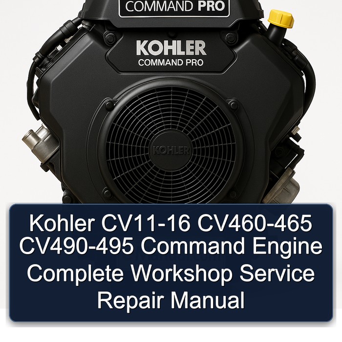 Kohler CV11-16 CV460-465 CV490-495 Command Engine Complete Workshop Service Repair Manual