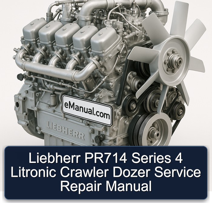 Liebherr PR714 Series 4 Litronic Crawler Dozer Service Repair Manual