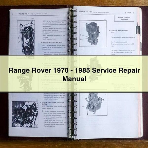 Range Rover 1970-1985 Service Repair Manual