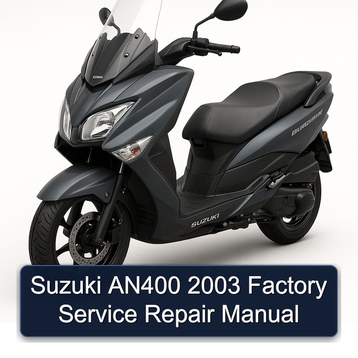 Suzuki AN400 2003 Factory Service Repair Manual