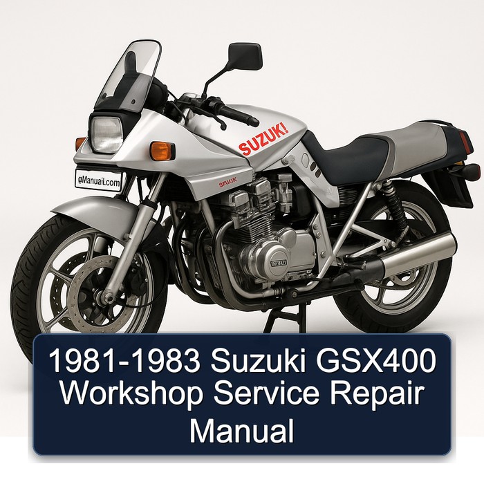 1981-1983 Suzuki GSX400 Workshop Service Repair Manual