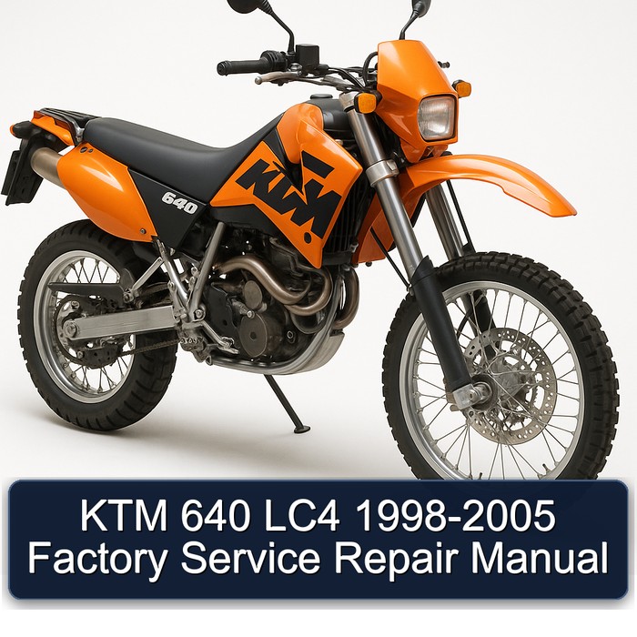 KTM 640 LC4 1998-2005 Factory Service Repair Manual