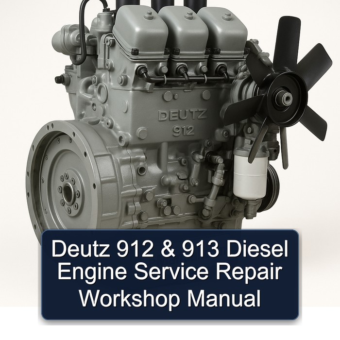 Deutz 912 & 913 Diesel Engine Service Repair Workshop Manual