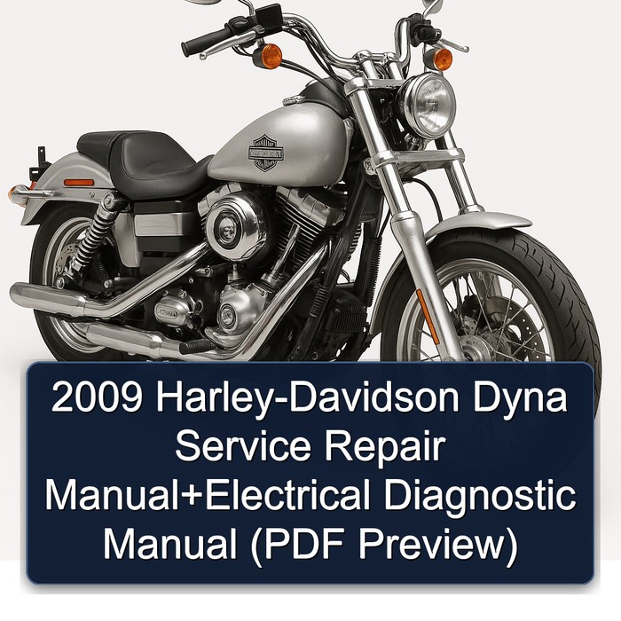 2009 Harley-Davidson Dyna Service Repair Manual+Electrical Diagnostic Manual (PDF Preview)
