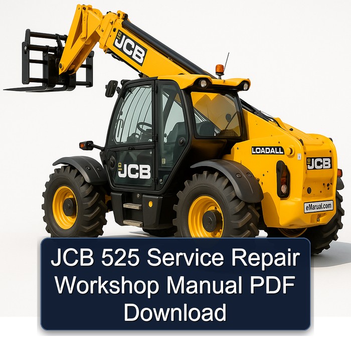 JCB 525 Service Repair Workshop Manual PDF Download