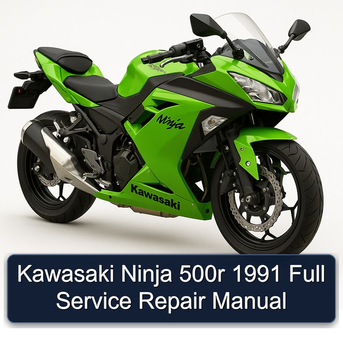 Kawasaki Ninja 500r 1991 Full Service Repair Manual