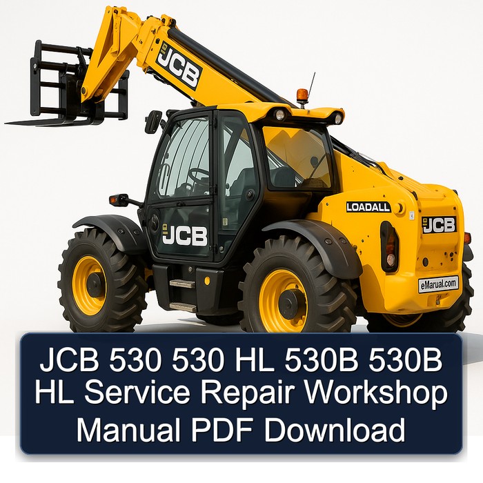JCB 530 530 HL 530B 530B HL Service Repair Workshop Manual PDF Download
