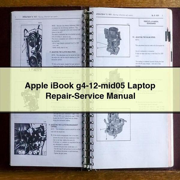 Apple iBook g4-12-mid05 Laptop Repair-Service Manual