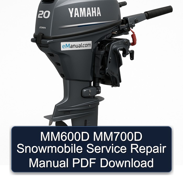 MM600D MM700D Snowmobile Service Repair Manual PDF Download