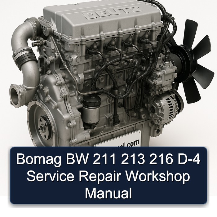 Bomag BW 211 213 216 D-4 Service Repair Workshop Manual