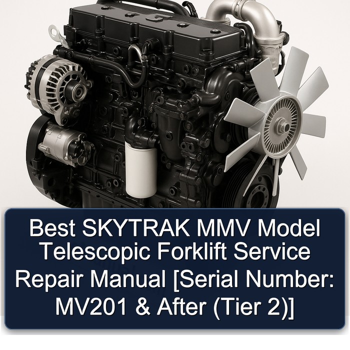 Best SKYTRAK MMV Model Telescopic Forklift Service Repair Manual [Serial Number: MV201 & After (Tier 2)]